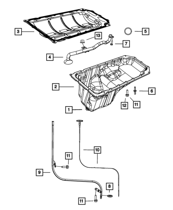 Vis de purge carter huile moteur 6.1L SRT8 - MOPAR 6507741AA – Image 3